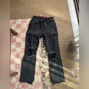 VESTIQUE all season long black denim jeans Women’s size S